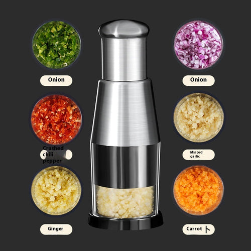 Garlic Crusher Onion Chopper Multipeler Vegetables Chopper Manual