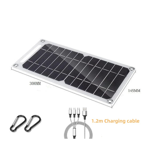 Solar Panel 5V  USB Type-C Charge Portable Flexible Kit  Lightweigh
