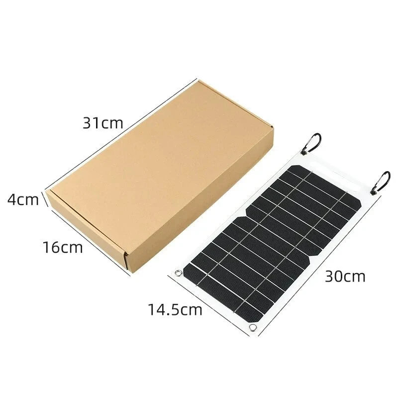 Solar Panel 5V  USB Type-C Charge Portable Flexible Kit  Lightweigh