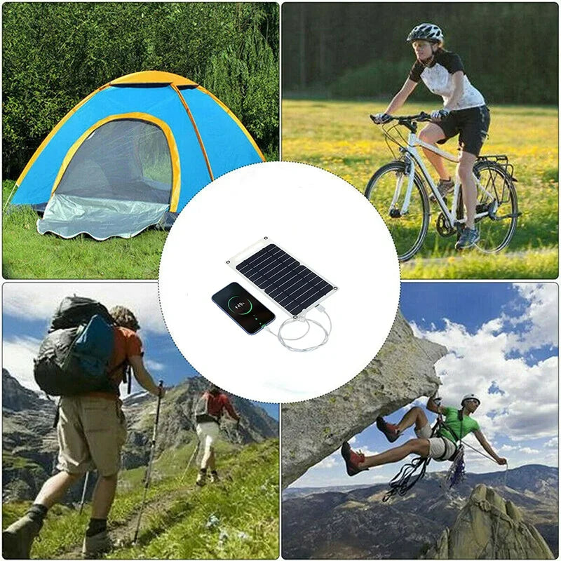 Solar Panel 5V  USB Type-C Charge Portable Flexible Kit  Lightweigh