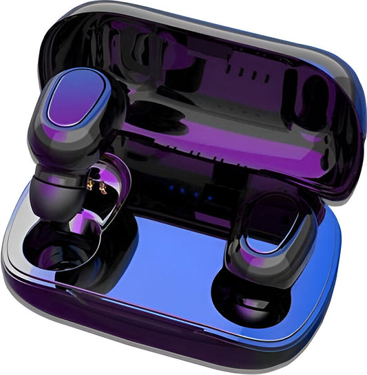 ML Portable TWS Bluetooth L-21 Earbuds Bluetooth Headset with Chaging